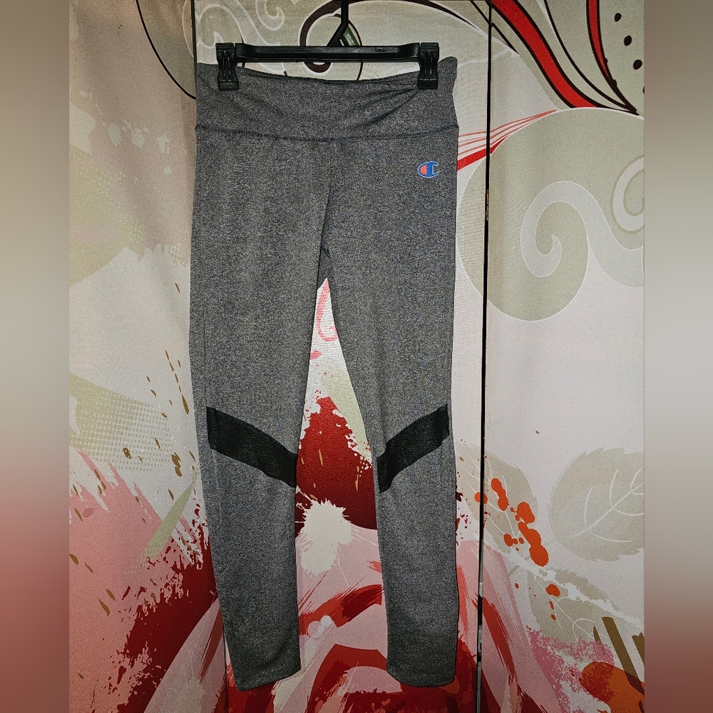 Champion Charcoal and Black Leggings